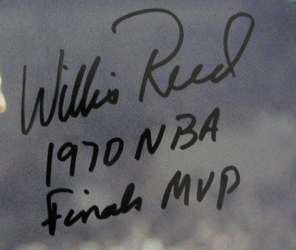 Willis Reed Hof Signed/Inscribed 20X30 Photo New