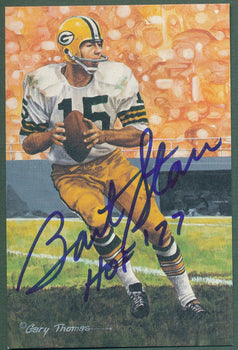 Bart Starr Hof Packers Signed/Inscr 1994 Goal