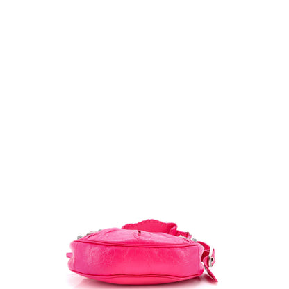 Balenciaga Le Cagole Giant Studs Shoulder Bag Leather Xs