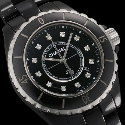 Chanel J12 33Mm 12P Genuine Index Diamond H1625