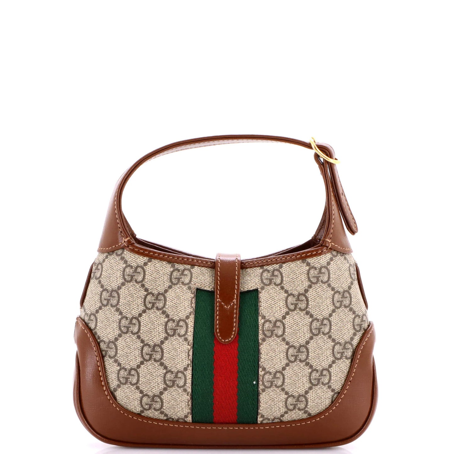 Gucci Jackie 1961 Hobo Gg Coated Canvas Mini