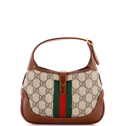 Gucci Jackie 1961 Hobo Gg Coated Canvas Mini