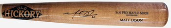 Matt Olson Autographed Old Hickory Game Model Bat