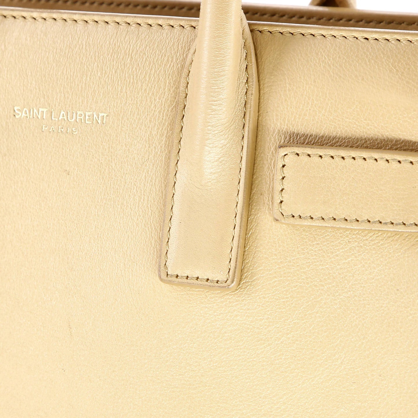 Saint Laurent Sac De Jour Bag Leather Nano