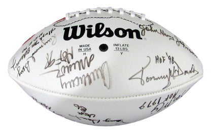 Nfl Hall Of Famers Multi-Autographed (19) Wilson