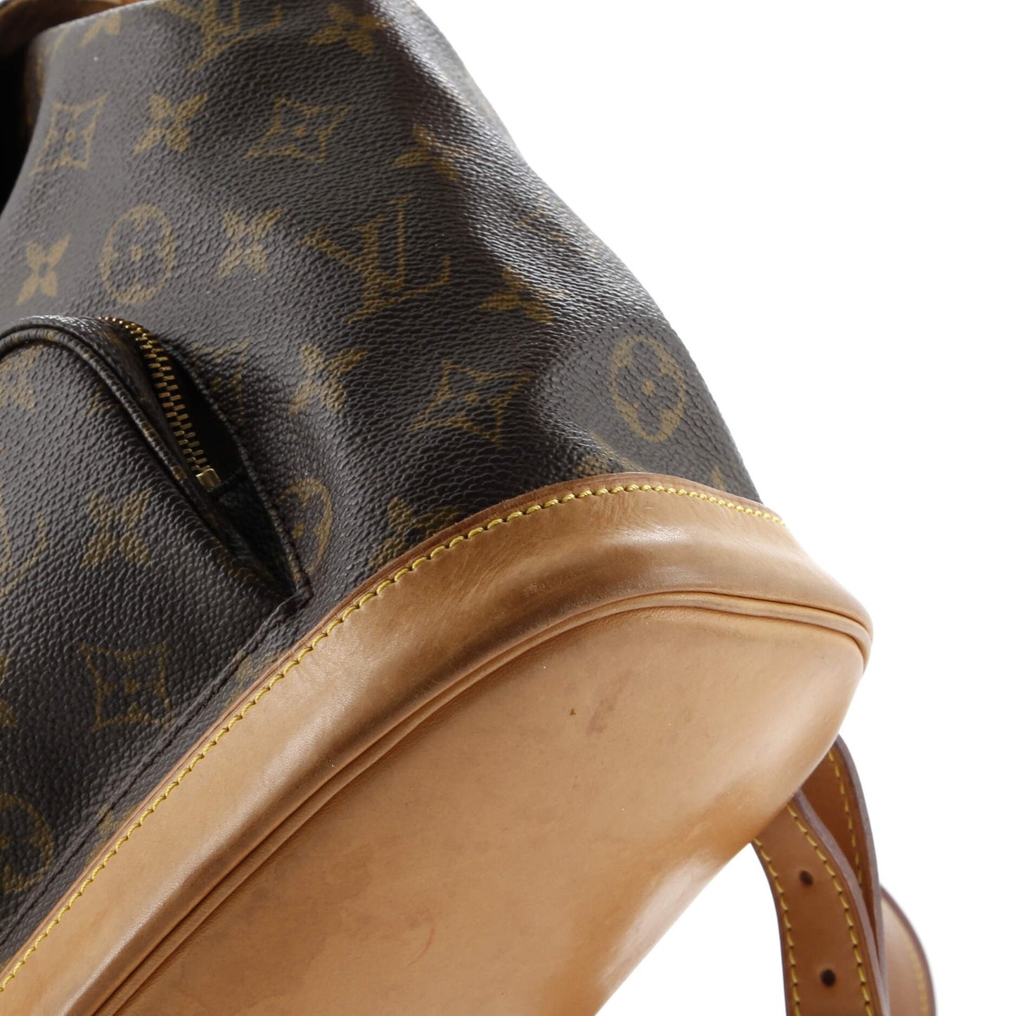 Louis Vuitton Vintage Montsouris Backpack Monogram Canvas Mm