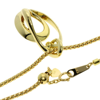Jeunet Pink Sapphire Diamond Necklace K18 Yellow