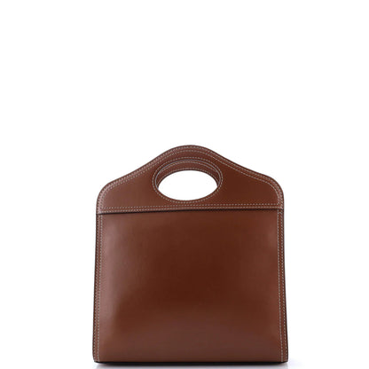 Burberry Pocket Tote Leather Mini