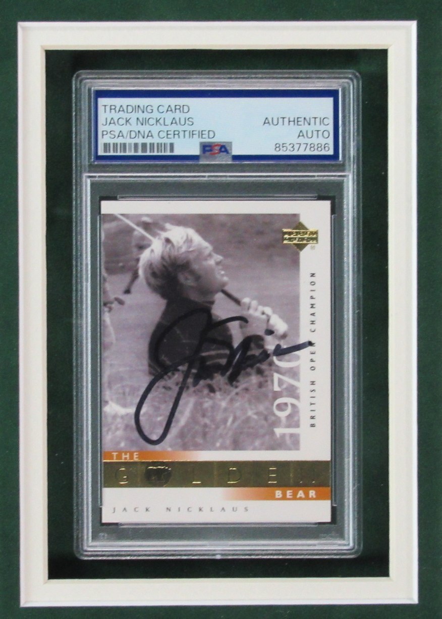 Jack Nicklaus Signed/Auto Trading Card With Photo
