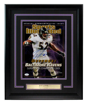 Ray Lewis Hof Autographed Ravens 11X14 Photo