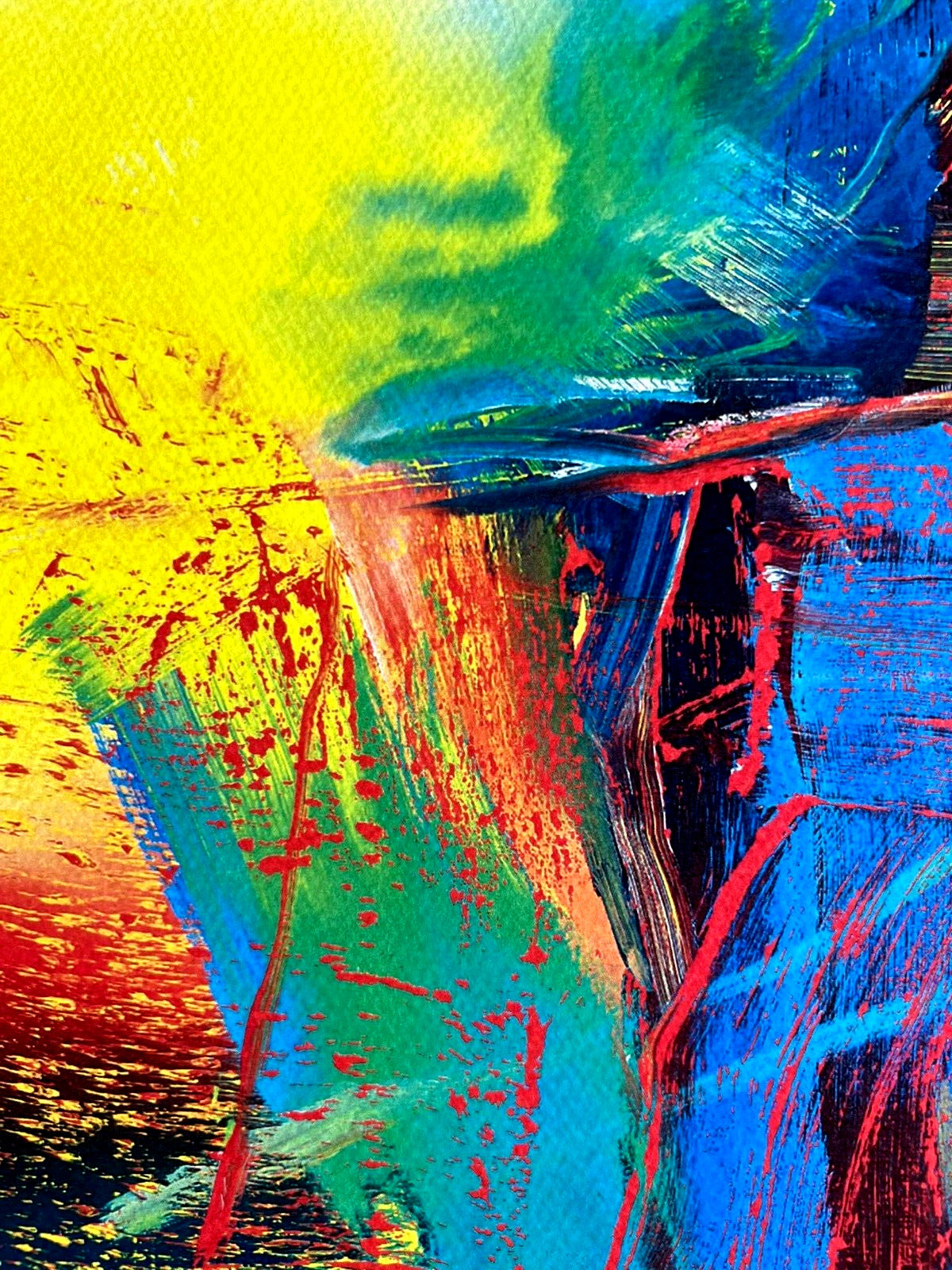 Gerhard Richter Lithograph Coa Signed Numbered A Hand