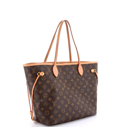 Louis Vuitton Neverfull Nm Tote Monogram Canvas Mm