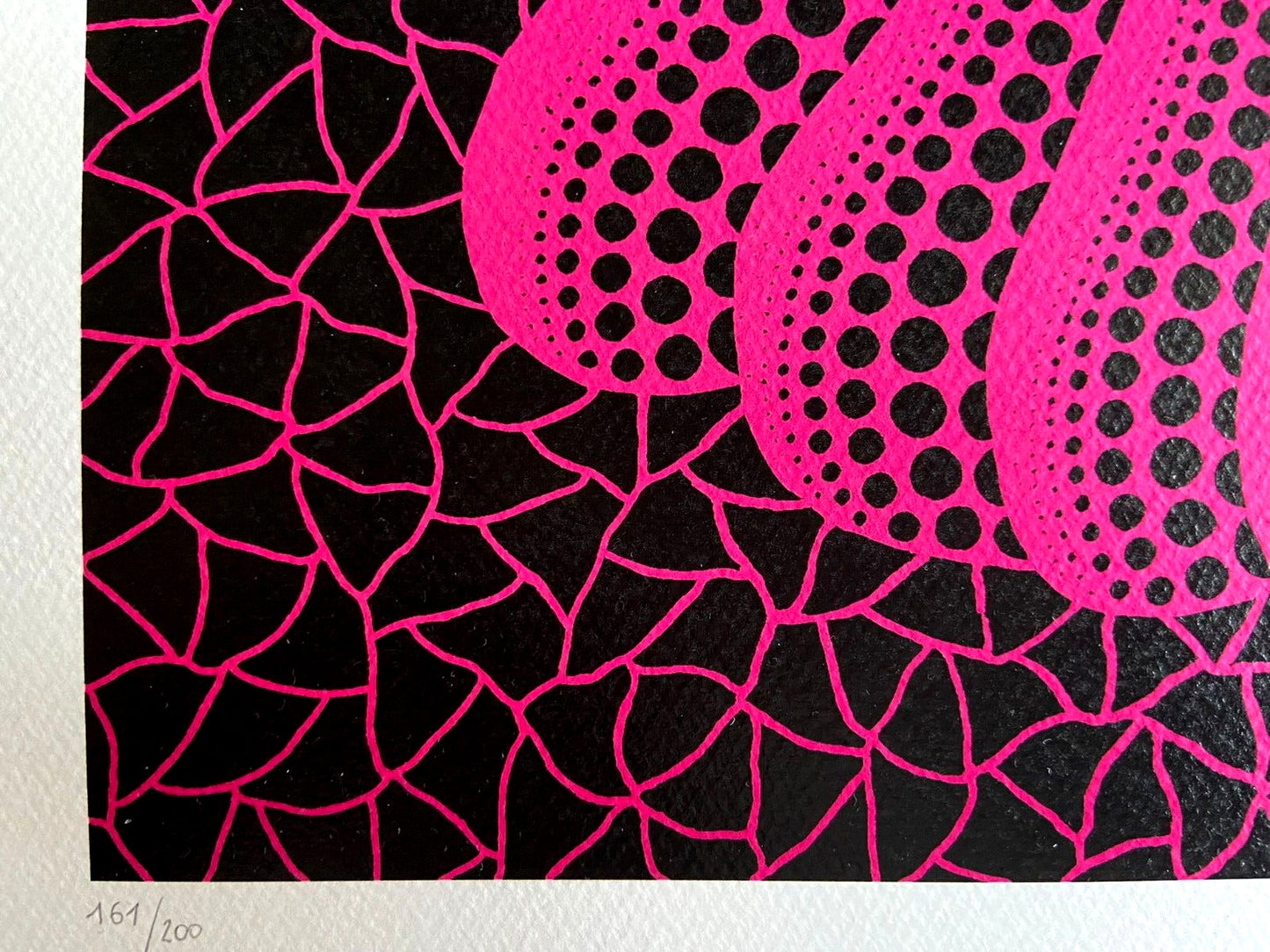 Yayoi Kusama, Lithograph Coa Original Certified Hand-Numbered