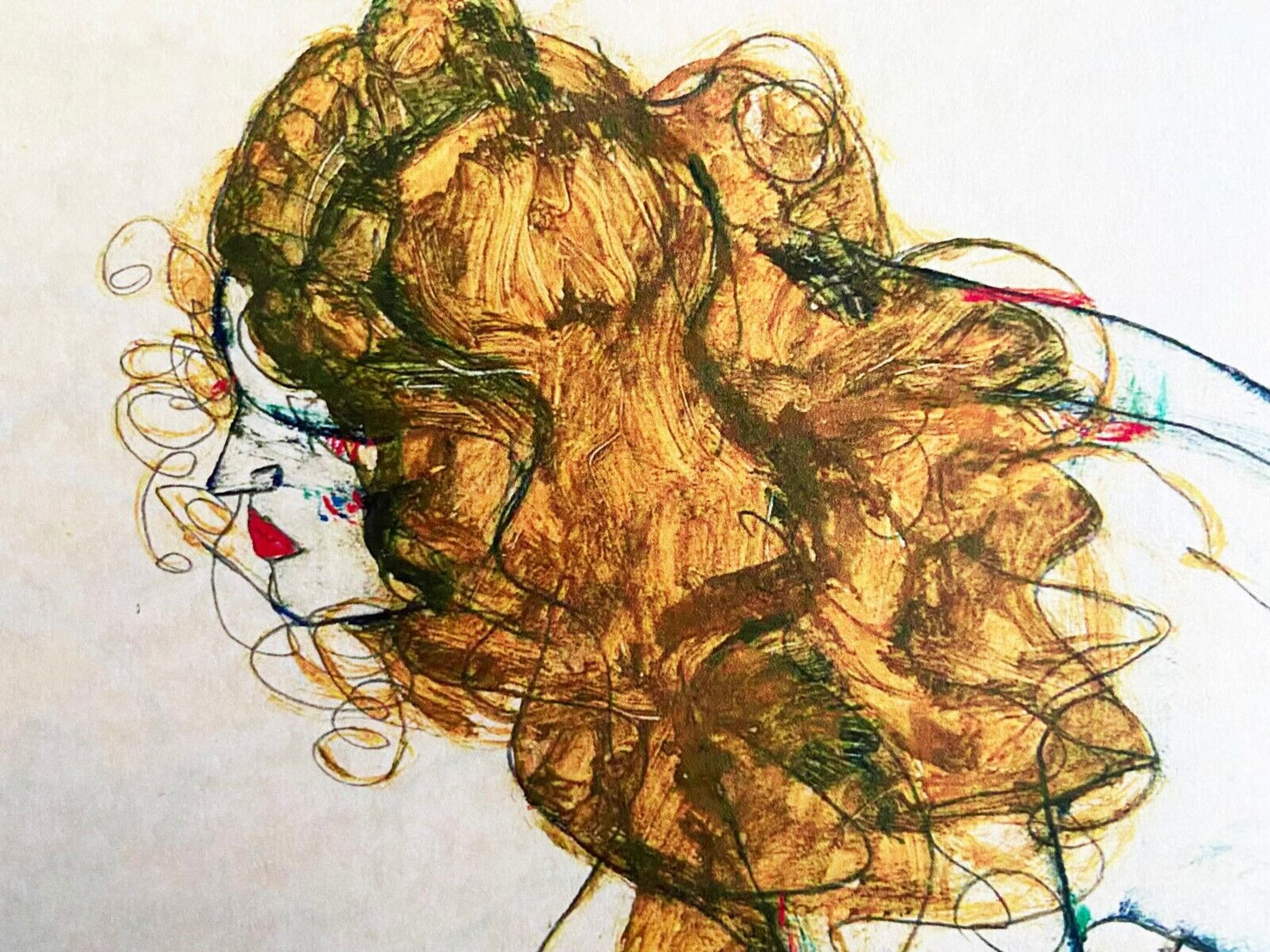 Egon Schiele Lithograph Signed Coa Numbered