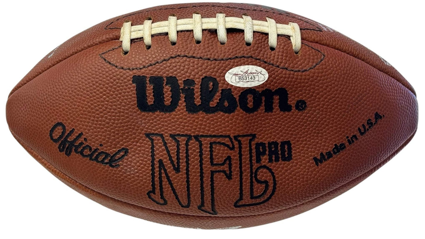 Nfl Greats Autographed Official Wilson Football (Jsa)
