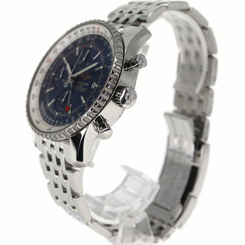 Breitling Navitimer World A2432212 Blue Men'S Used Watch #31125