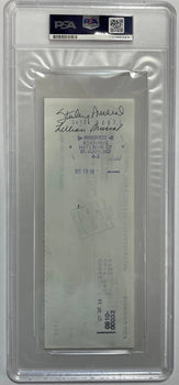 Stan Musial Autographed Personal Check Signed Twice (Psa)