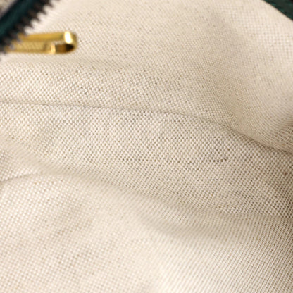 Gucci Front Zip Belt Bag Gg Coated Canvas And Quilted Mini Gg Canvas Medium