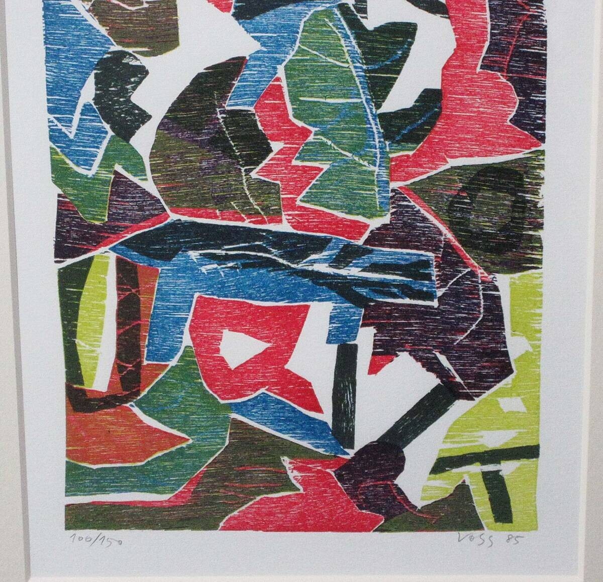 Jan Voss (Germany) Signed Original Lithograph
