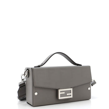 Fendi Baguette Soft Trunk Bag Zucca Leather