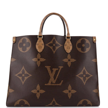 Louis Vuitton Onthego Tote Reverse Monogram Giant Gm
