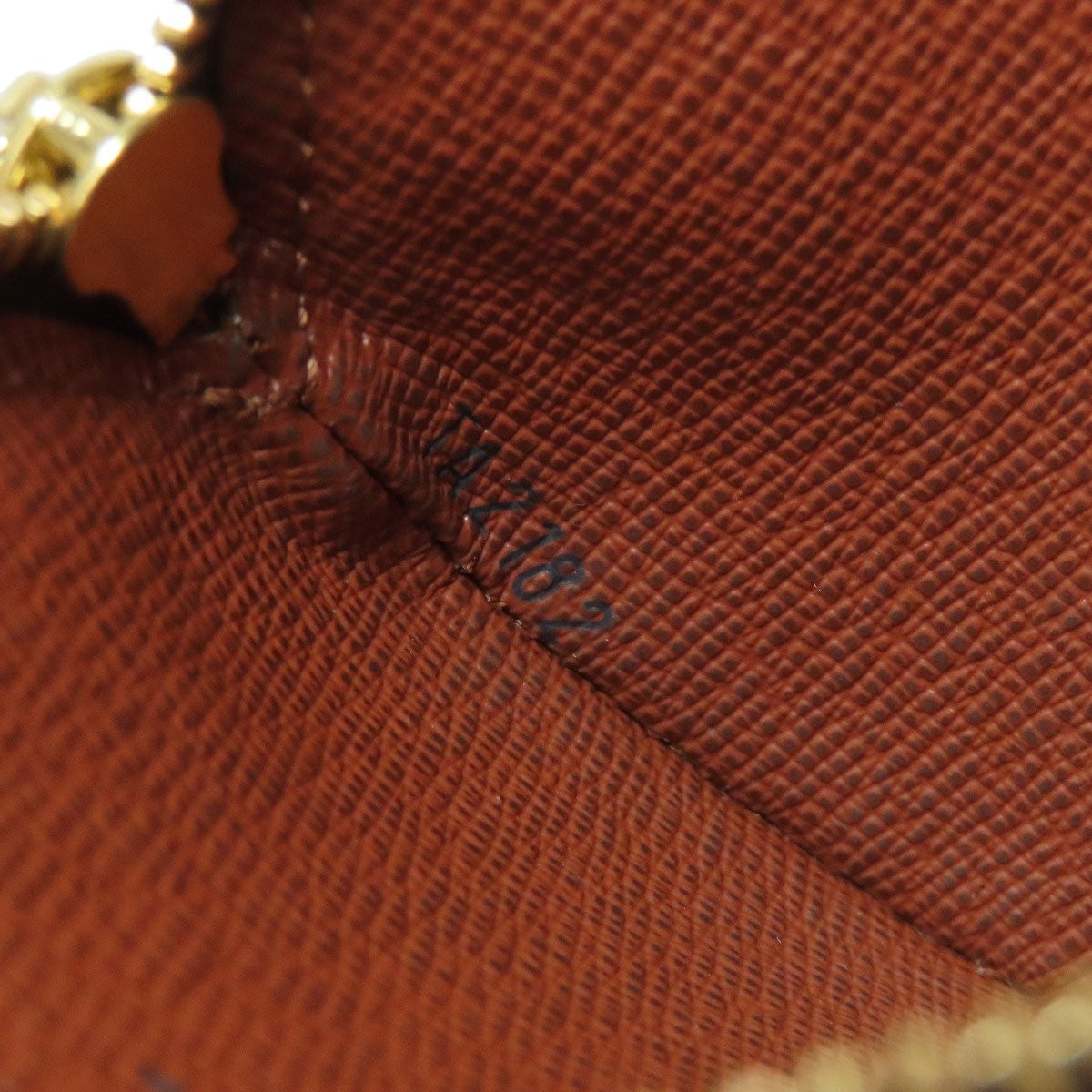 canvas LOUIS VUITTON M61926 Portonet Ron coin purse Monogram