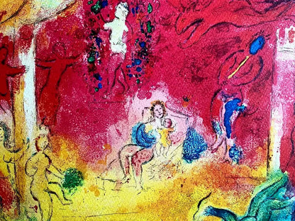 Marc Chagall Lithograph Coa Hand Numbered Signed