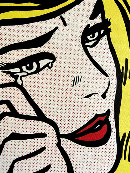Roy Lichtenstein Lithograph Coa E Numerata A Mano Firmata Certificata