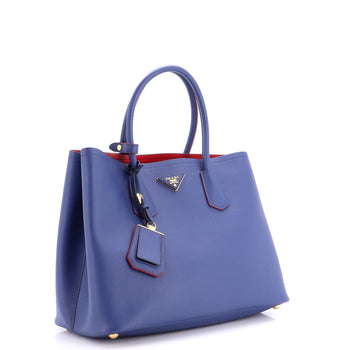 Prada Cuir Double Tote Saffiano Leather Large