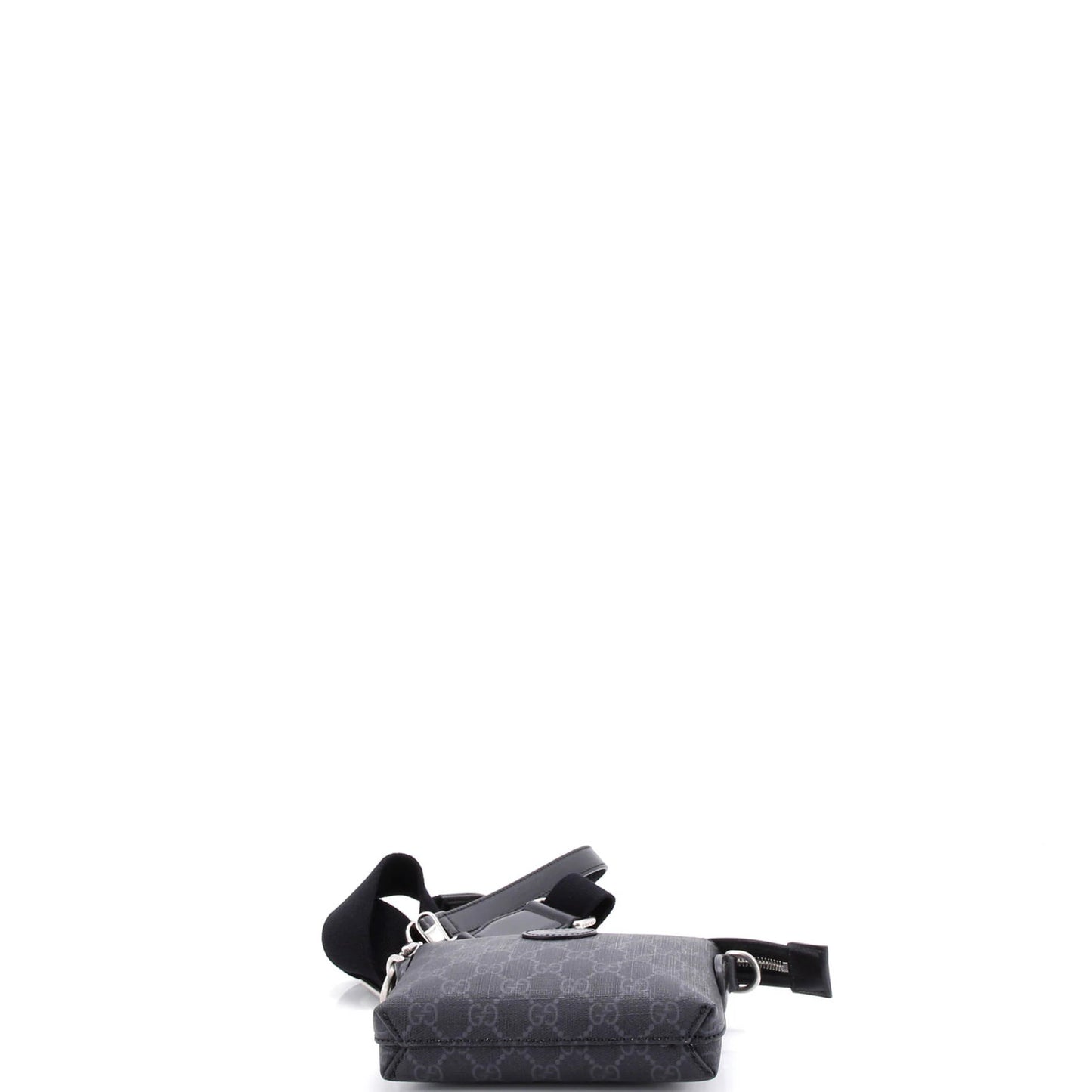Gucci Interlocking G Patch Wristlet Messenger Bag Gg Coated Canvas Mini