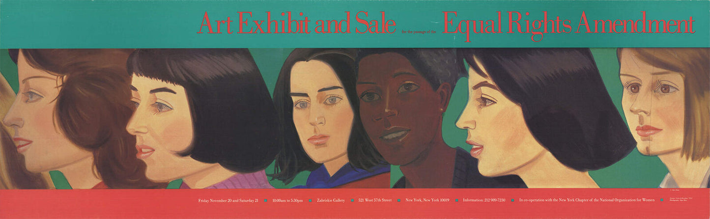 Alex Katz Art Exhibit And Sale For The Passage Of The Equal Rights Amendment 13"