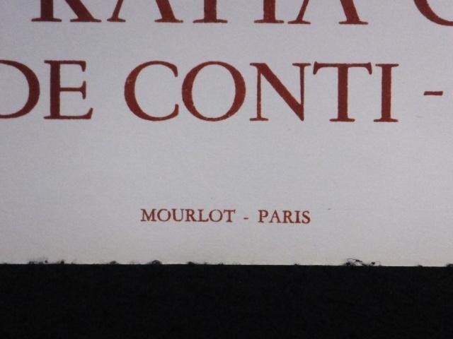 Jean Couty Lithograph, Mourlot Paris Exposition, Signed, France Print Poster