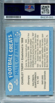 Charley Trippi 1988 Autographed Swell Football Card (Psa)