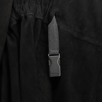 Brunello Cucinelli Women'S Cropped Sleeve Belted Zip Jacket Suede