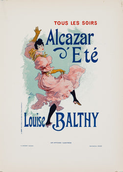 Cheret Louise Balthy Alcazar Dete 1893 Les Affiches Illustrees Lithograph