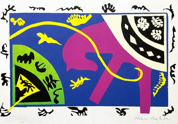Henri Matisse Lithograph Coa Signed Op Numbered In Pencil In 180 Ex