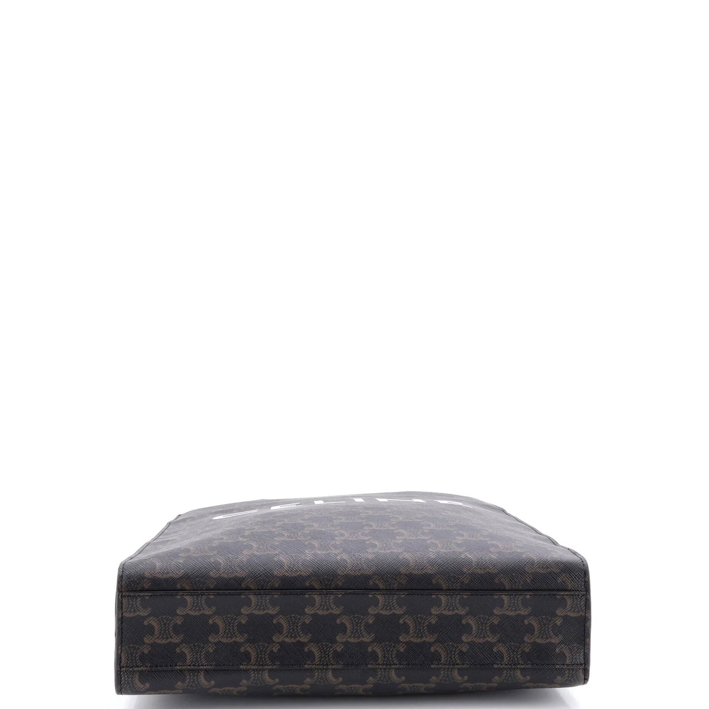 Celine Vertical Cabas Tote Triomphe Coated Canvas Medium