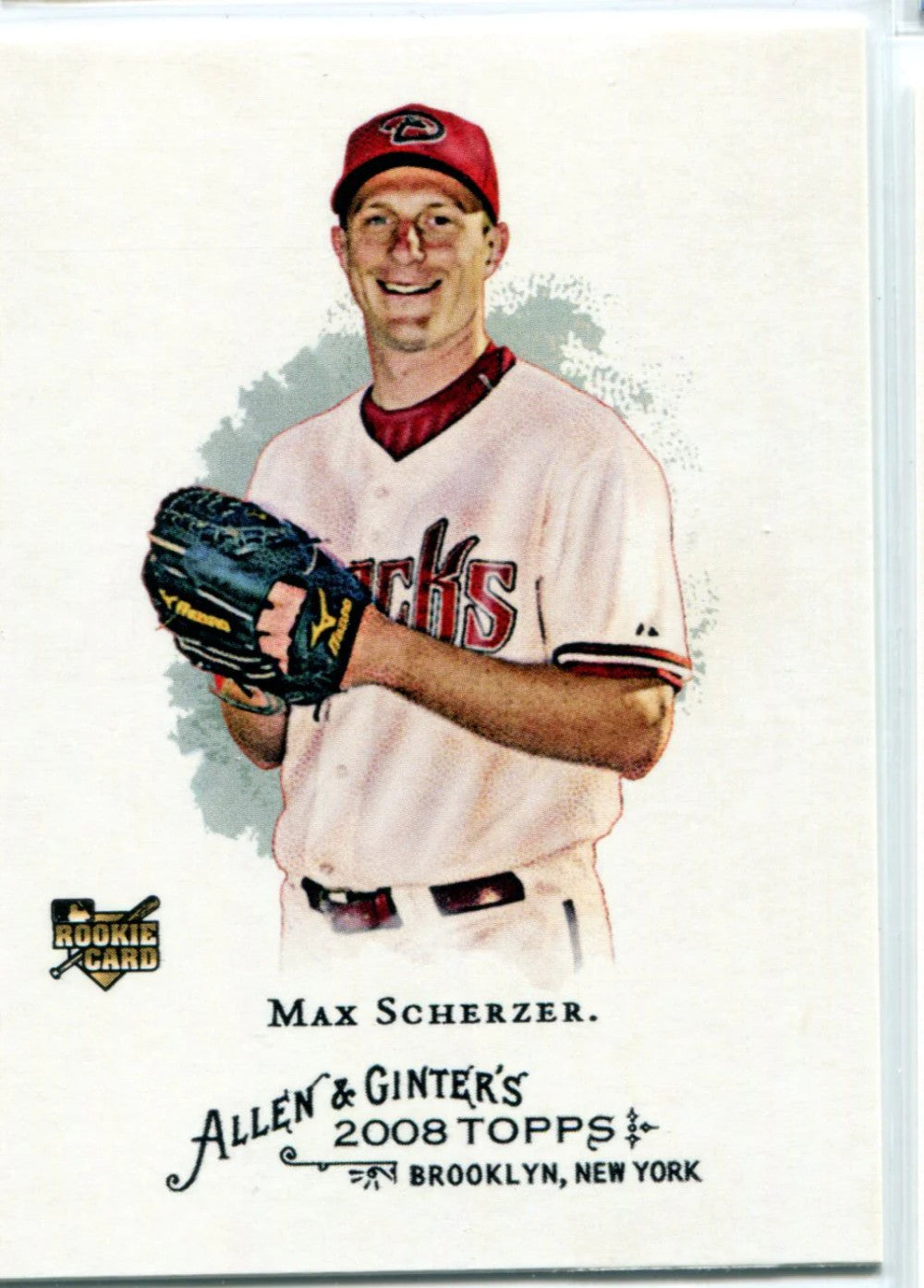 Max Scherzer 2008 Topps Allen & Ginter'S Rookie Card