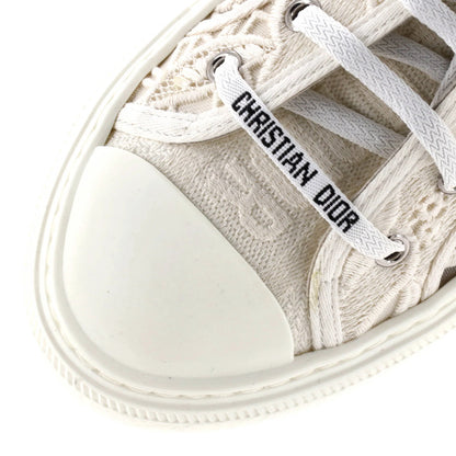 Christian Dior Women'S Walk'N'Dior Sneakers Embroidery With Macrame Effect