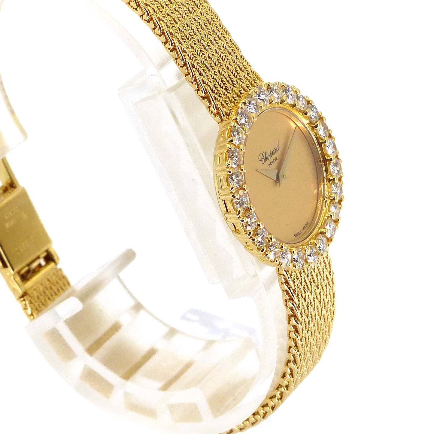 Chopard Bezel Diamond Quartz 168503 Watch Women