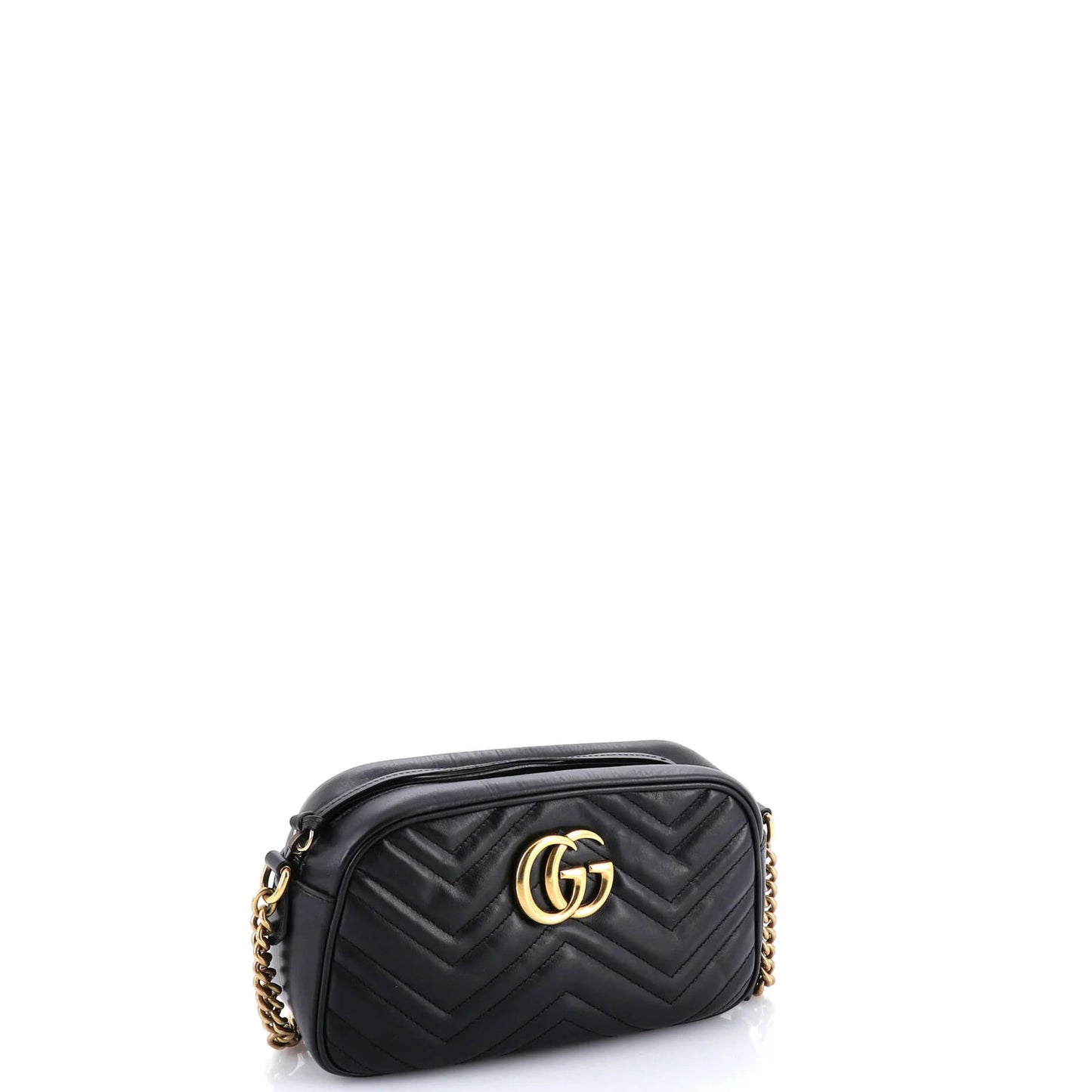 Gucci Gg Marmont Shoulder Bag Matelasse Leather Small