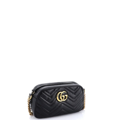 Gucci Gg Marmont Shoulder Bag Matelasse Leather Small