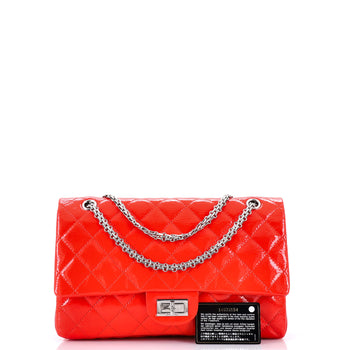 Chanel Reissue 2.55 Flap Bag Quilted Crinkled Patent 227