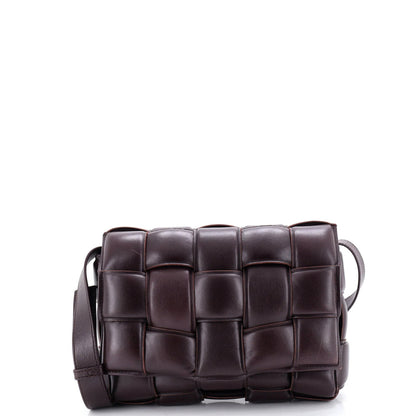 Bottega Veneta Cassette Crossbody Bag Padded Maxi Intrecciato Leather Small