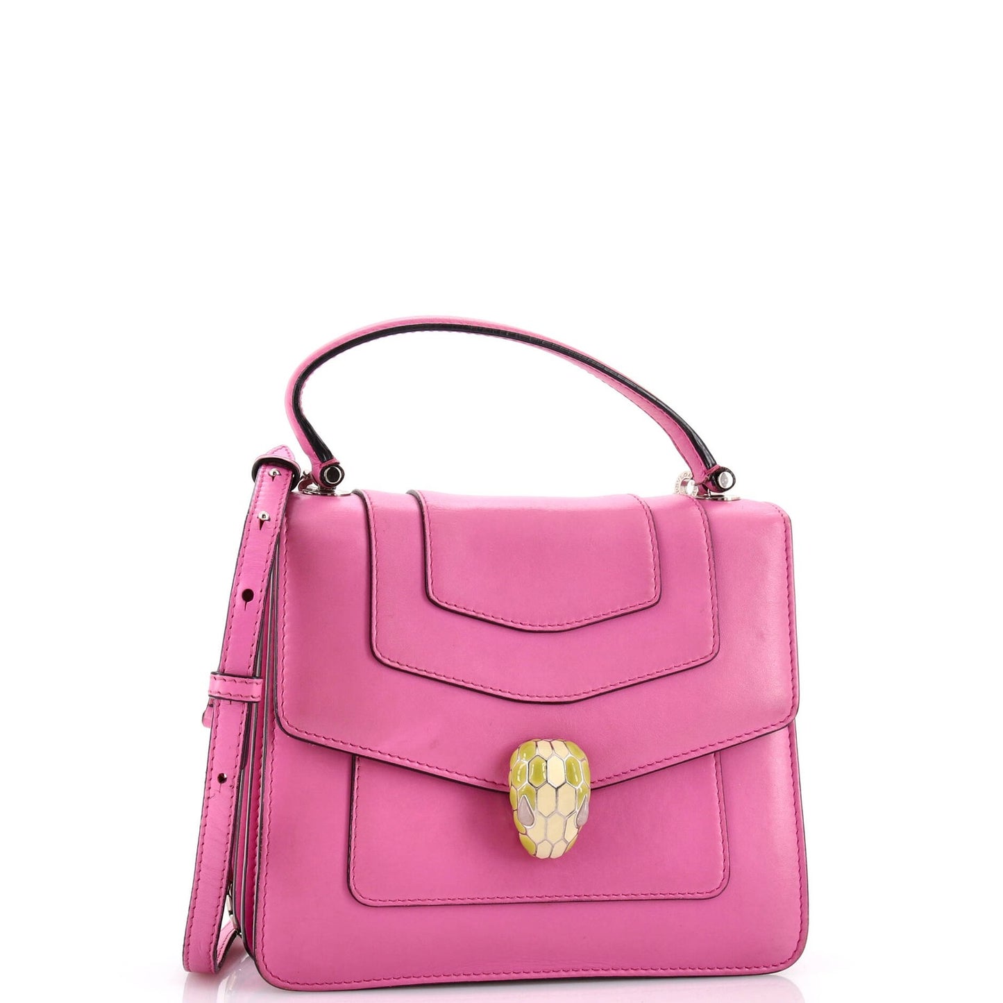 Bvlgari Serpenti Forever Top Handle Bag Leather Small