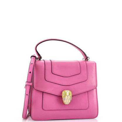 Bvlgari Serpenti Forever Top Handle Bag Leather Small