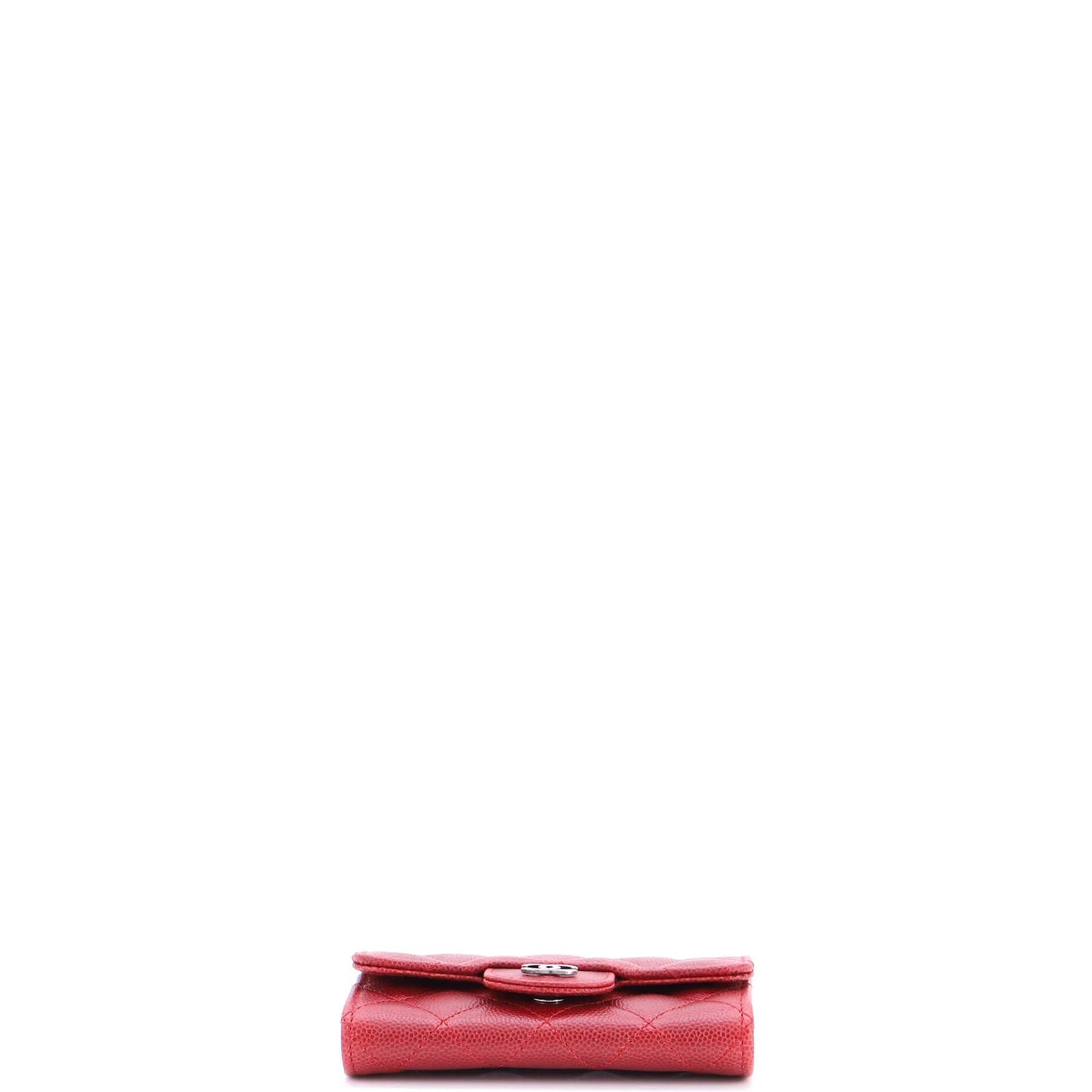 Chanel Classic Flap Card Case Quilted Caviar