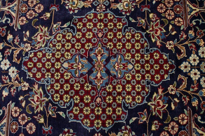 Vintage Oriental Rug Classic Floral Geometric