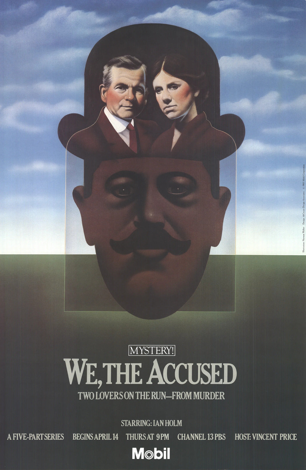 Norman Walker We, The Accused " Offset Lithograph Contemporary