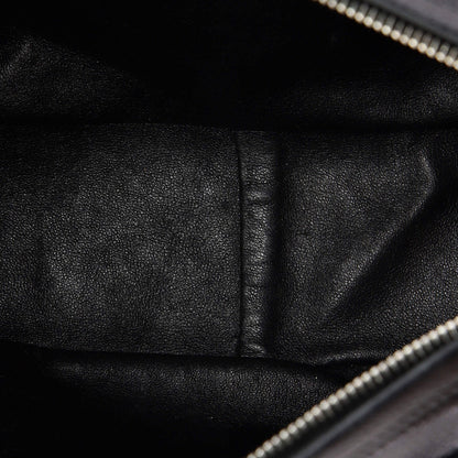 Chanel Vintage Cc Camera Shoulder Bag Diagonal Quilted Caviar Medium